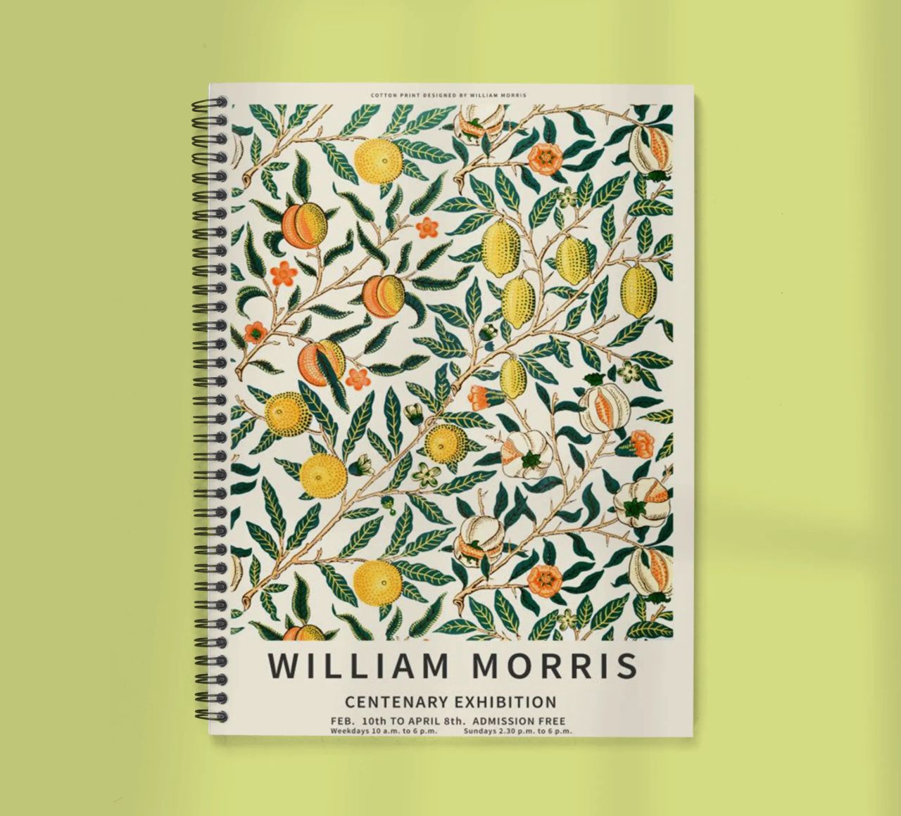 william morris-tree wit fruit carnet à spirale de Art Crew Kbm