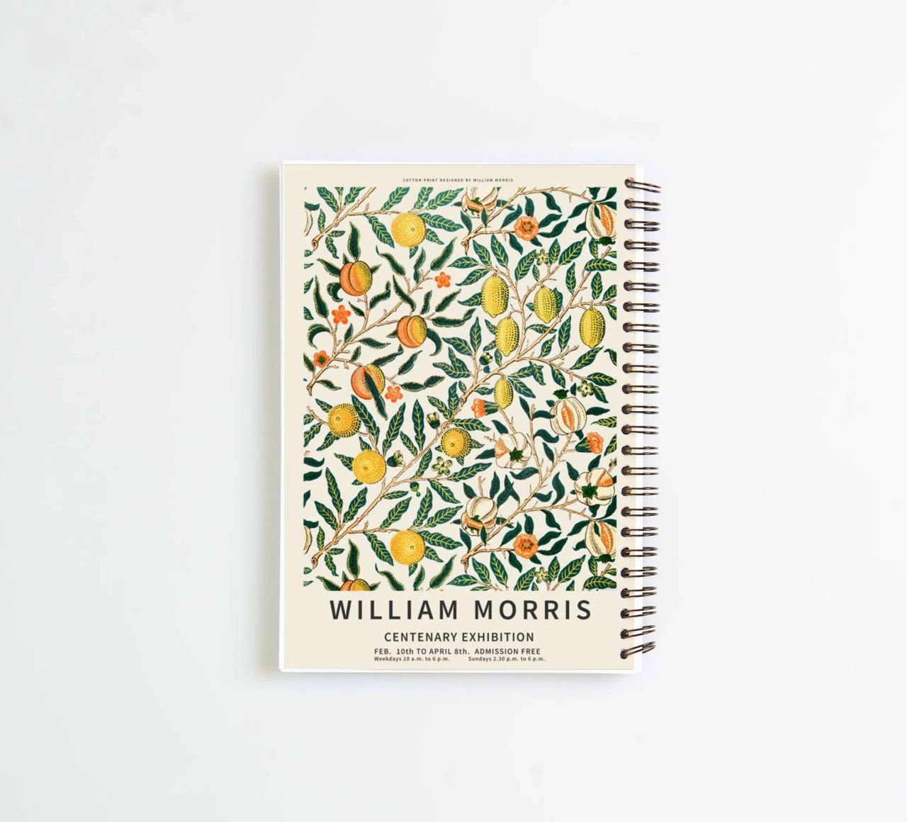 william morris-tree wit fruit carnet à spirale de Art Crew Kbm