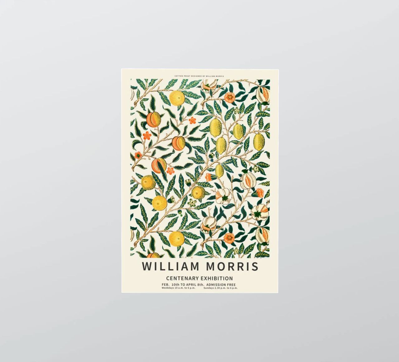 william morris-tree wit fruit autocollant de Art Crew Kbm