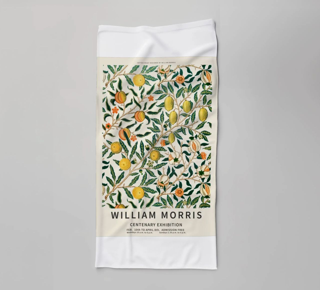 william morris-tree wit fruit serviette de bain de Art Crew Kbm