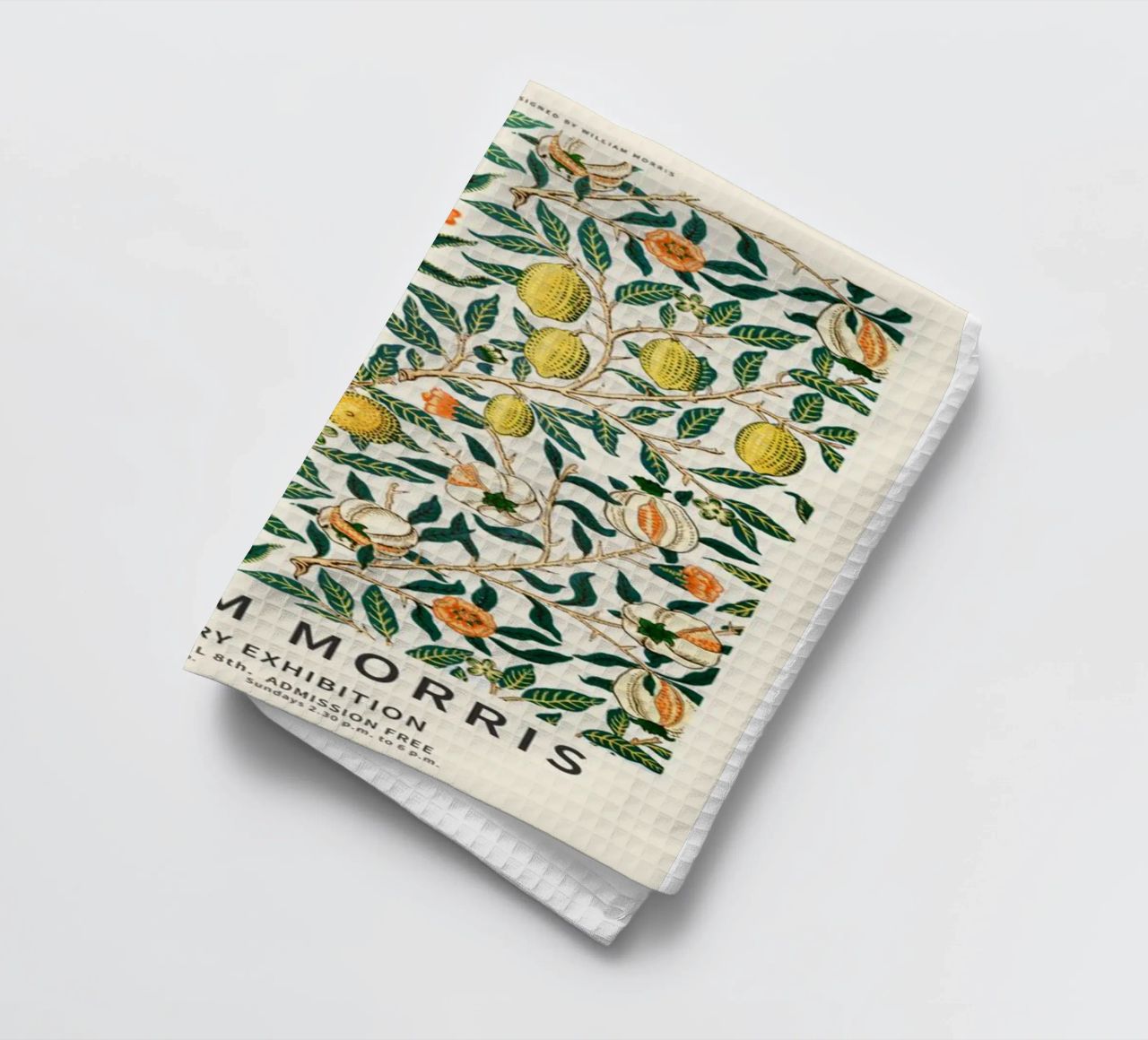 william morris-tree wit fruit torchon de Art Crew Kbm
