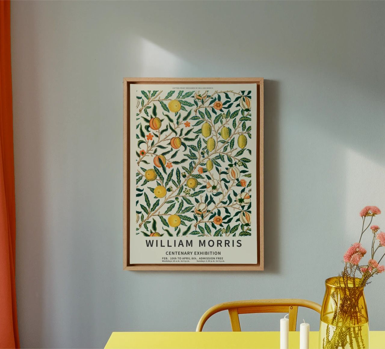 william morris-tree wit fruit toile de Art Crew Kbm