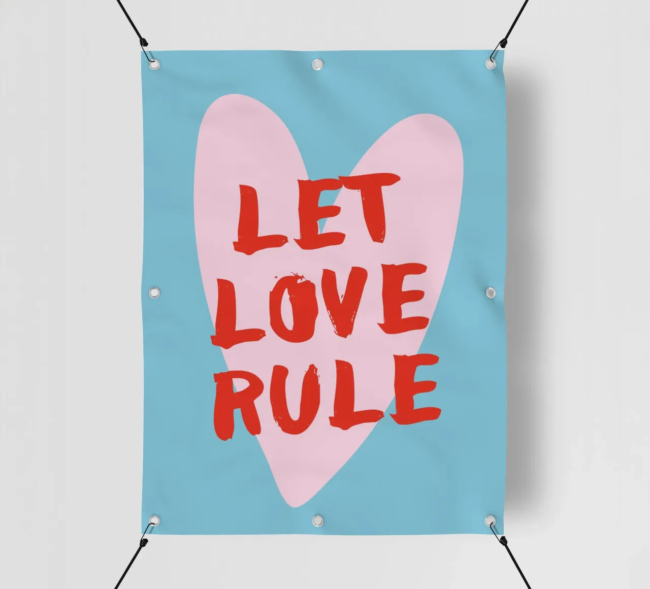 Let love rule telo in pvc da Ohkimiko
