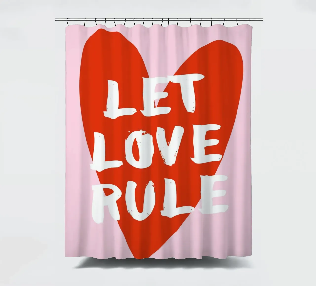 Let love rule rideau de douche de Ohkimiko