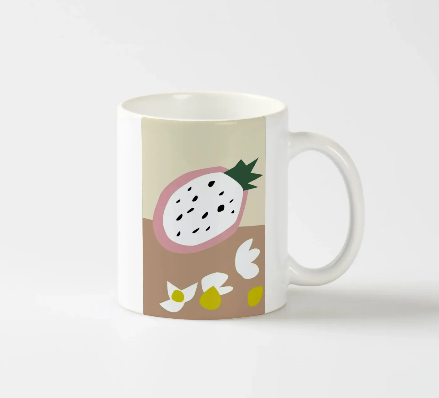 Fruit 2 ceramic mug by Helena Ravenne