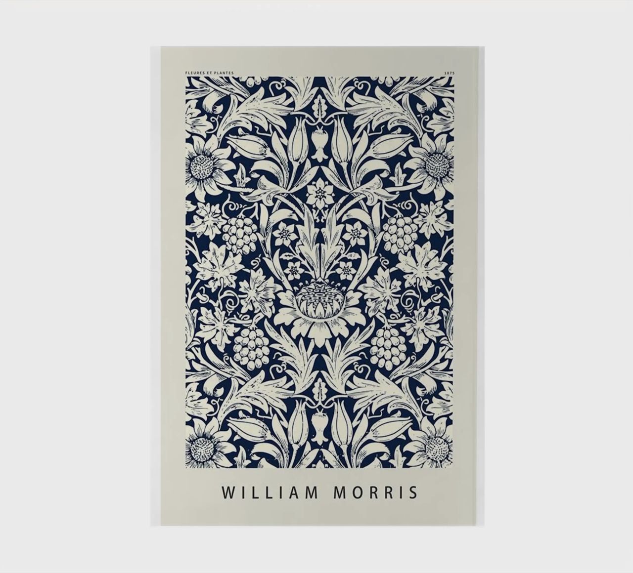 william morris-tulipe fleurs et feuilles carnet de notes de Art Crew Kbm