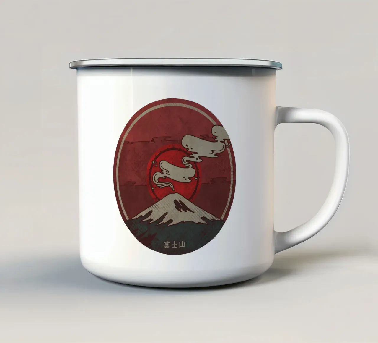 Fuji tazza in smalto da againstbound