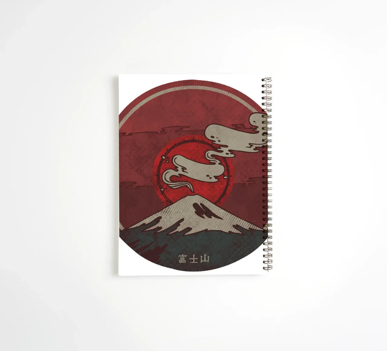 Fuji spiral notebook by againstbound