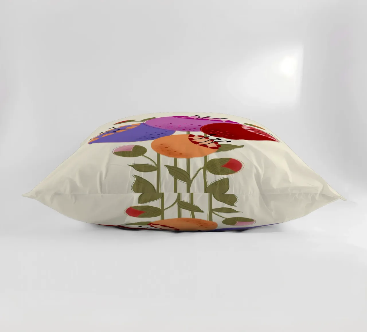 Fiori moderni e colorati cuscino da showmemars