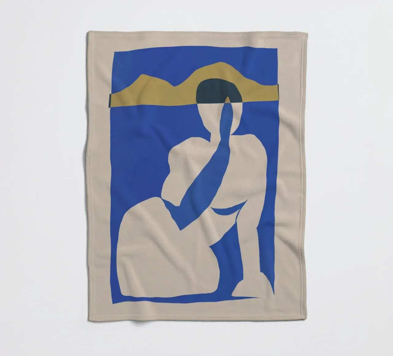 Muse cut out fleece blanket by Little Dean