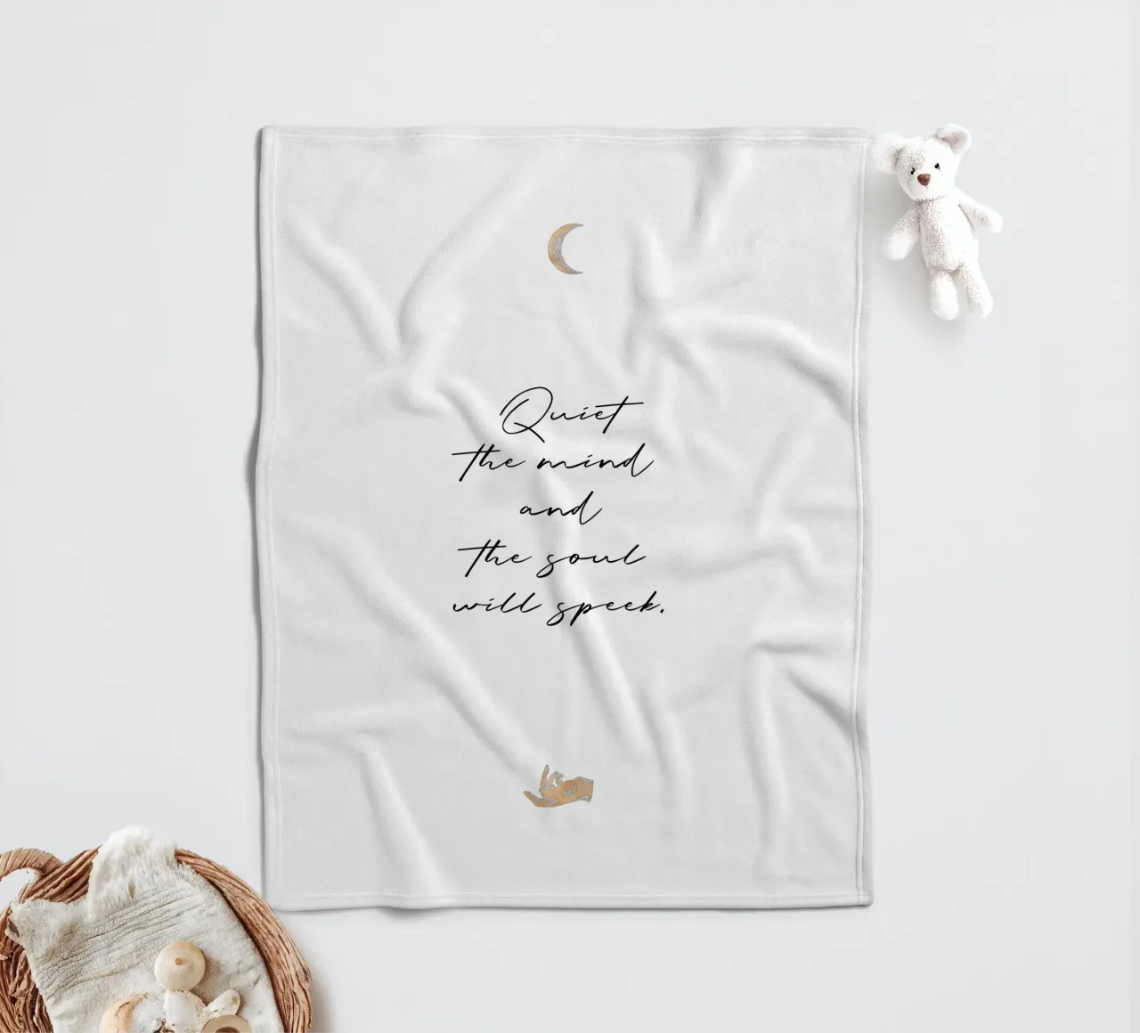 Quiet the mind coperta in pile da Ohkimiko