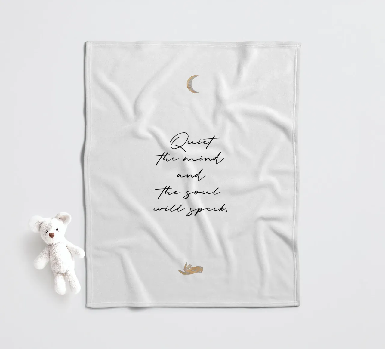 Quiet the mind coperta in pile da Ohkimiko