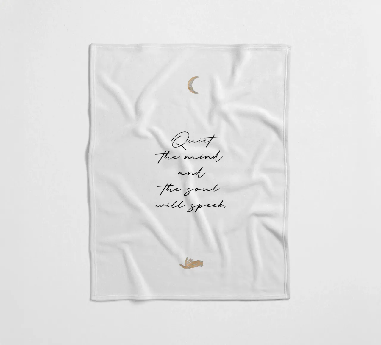 Quiet the mind coperta in pile da Ohkimiko