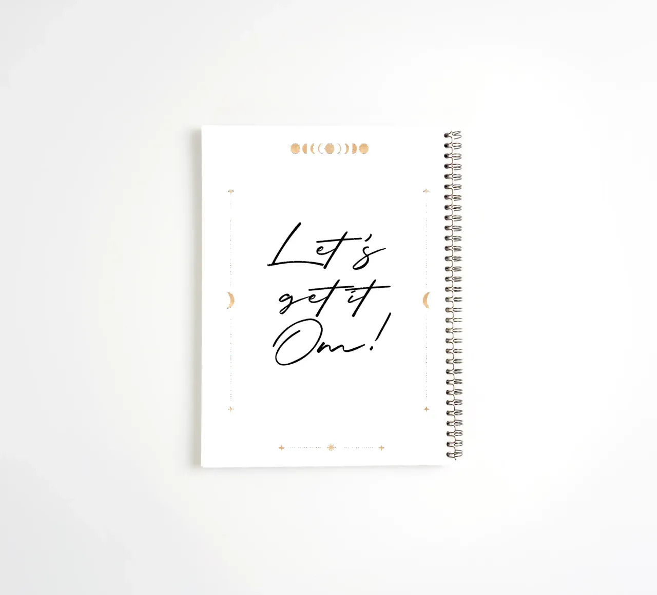Let´s get it om! spiral notebook by Ohkimiko