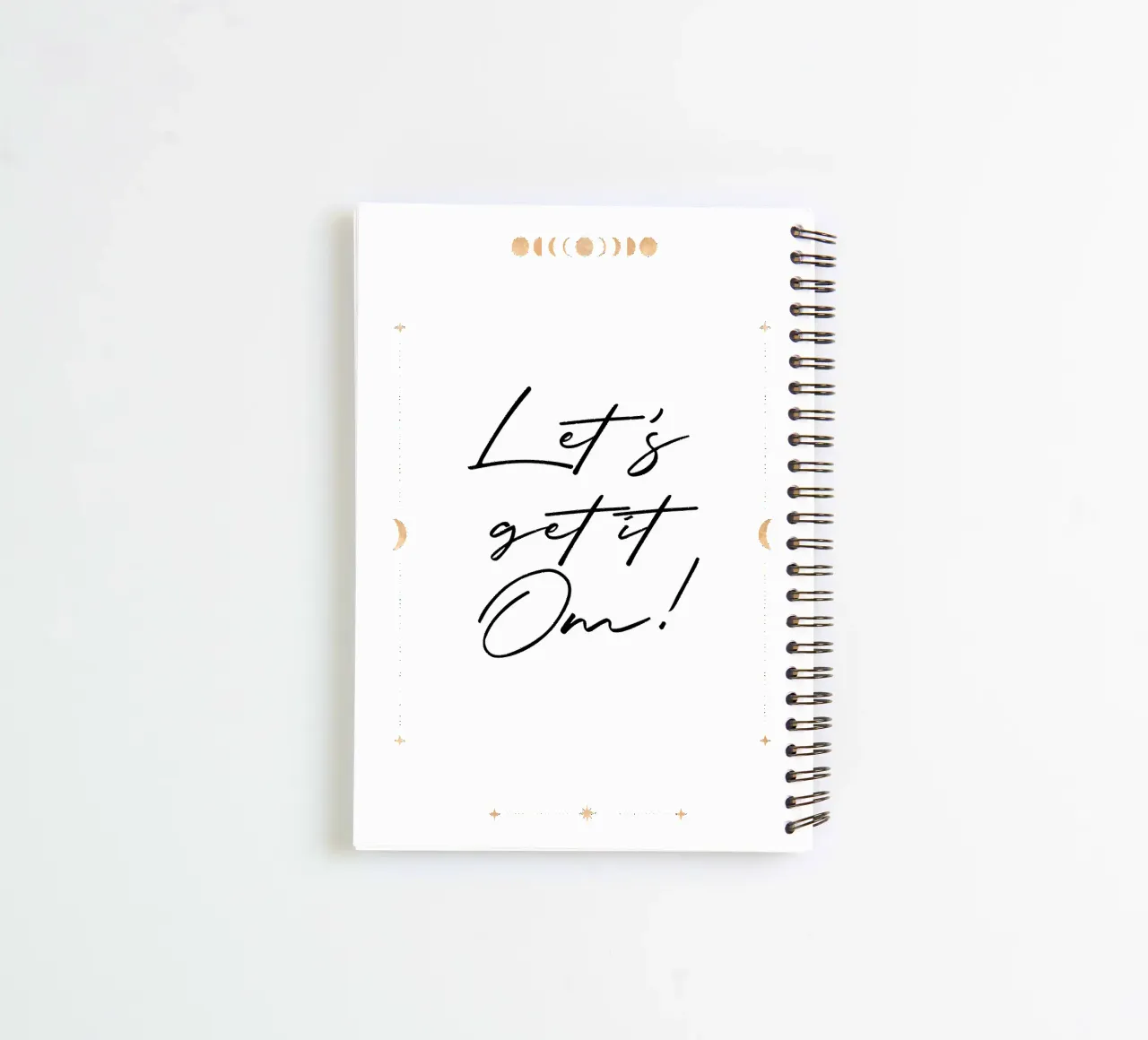 Let´s get it om! spiral notebook by Ohkimiko