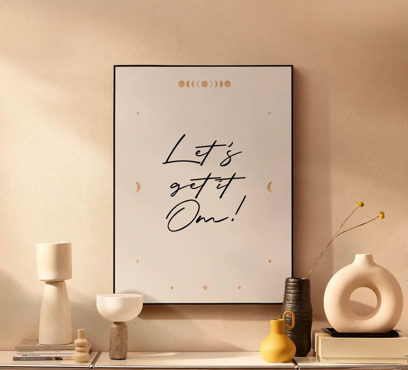 Let´s get it om! Acryl-Glas von Ohkimiko