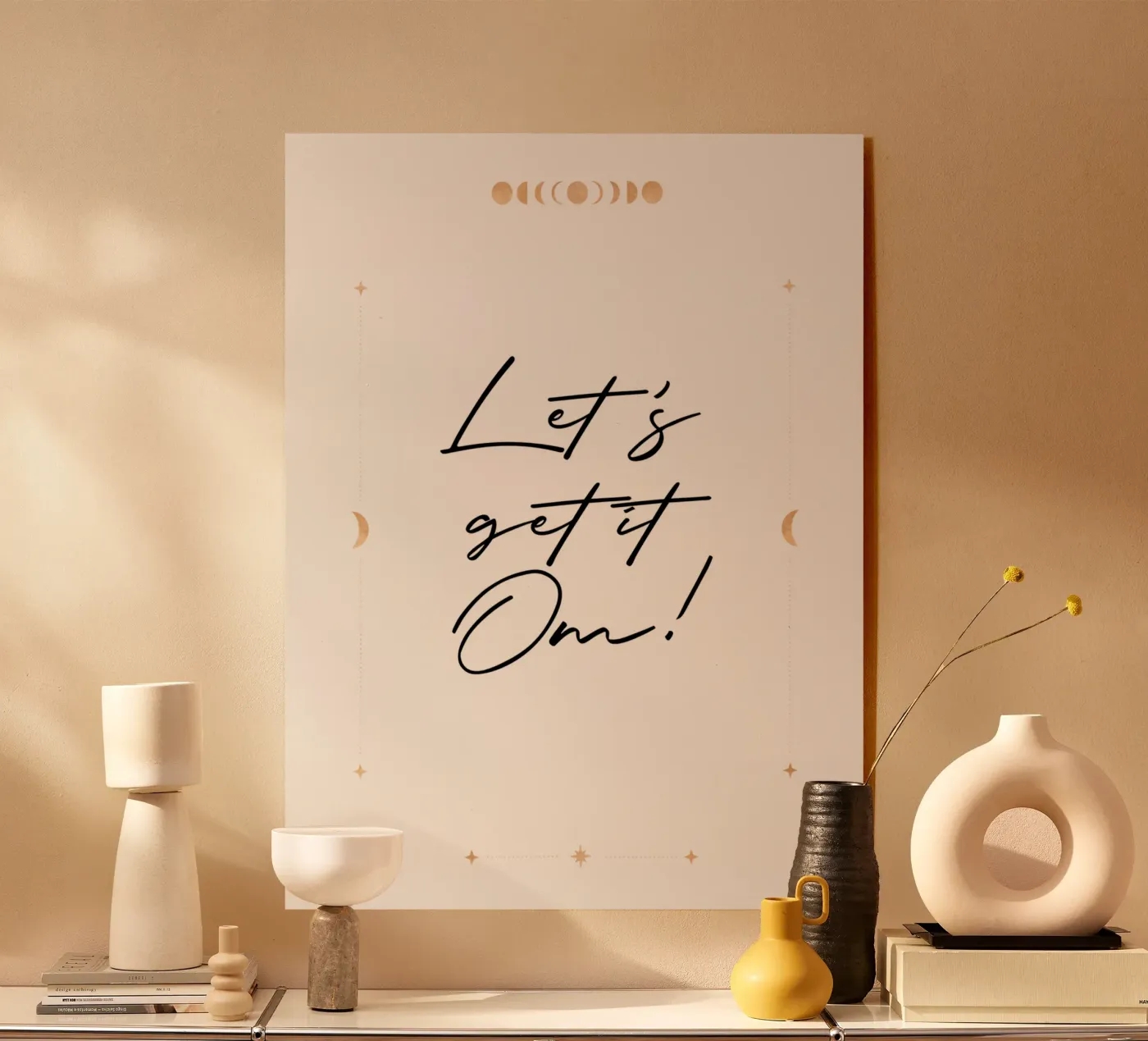 Let´s get it om! Acryl-Glas von Ohkimiko