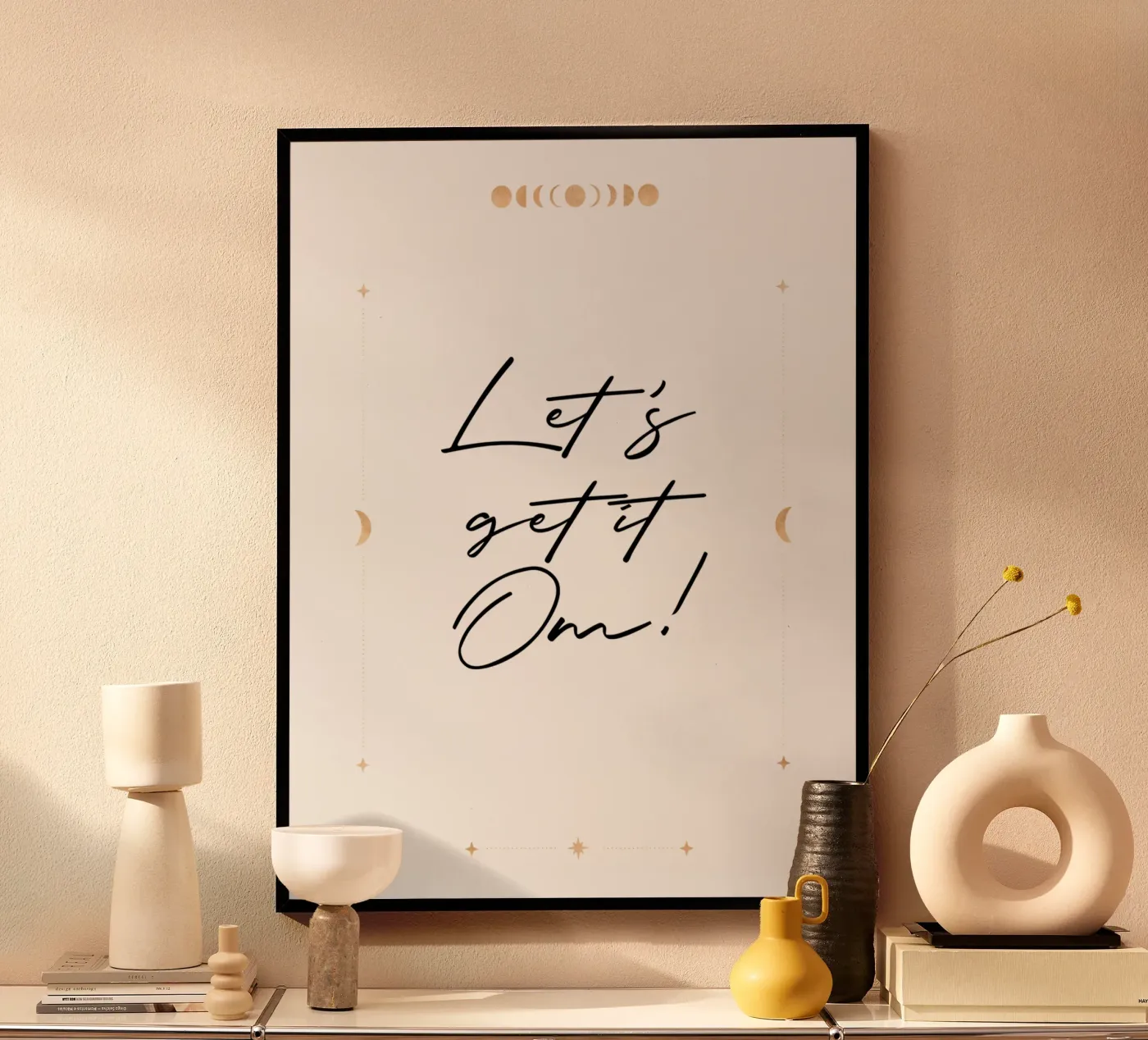 Let´s get it om! poster by Ohkimiko