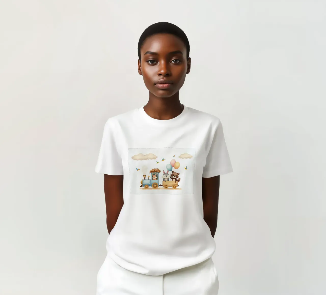 Espresso Amici della Foresta t-shirt da Doodle Dreams Art