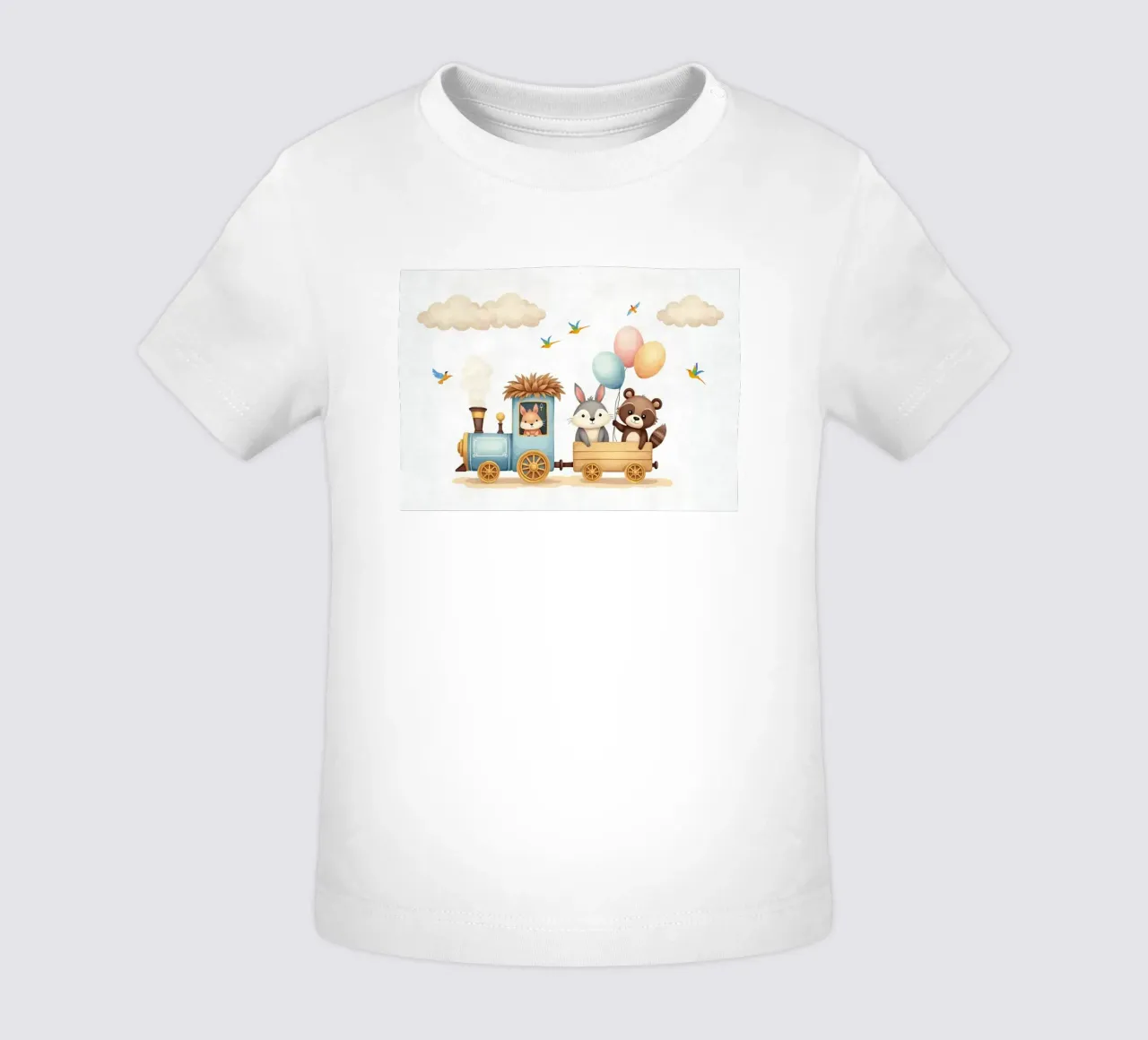 Espresso Amici della Foresta maglietta neonato da Doodle Dreams Art