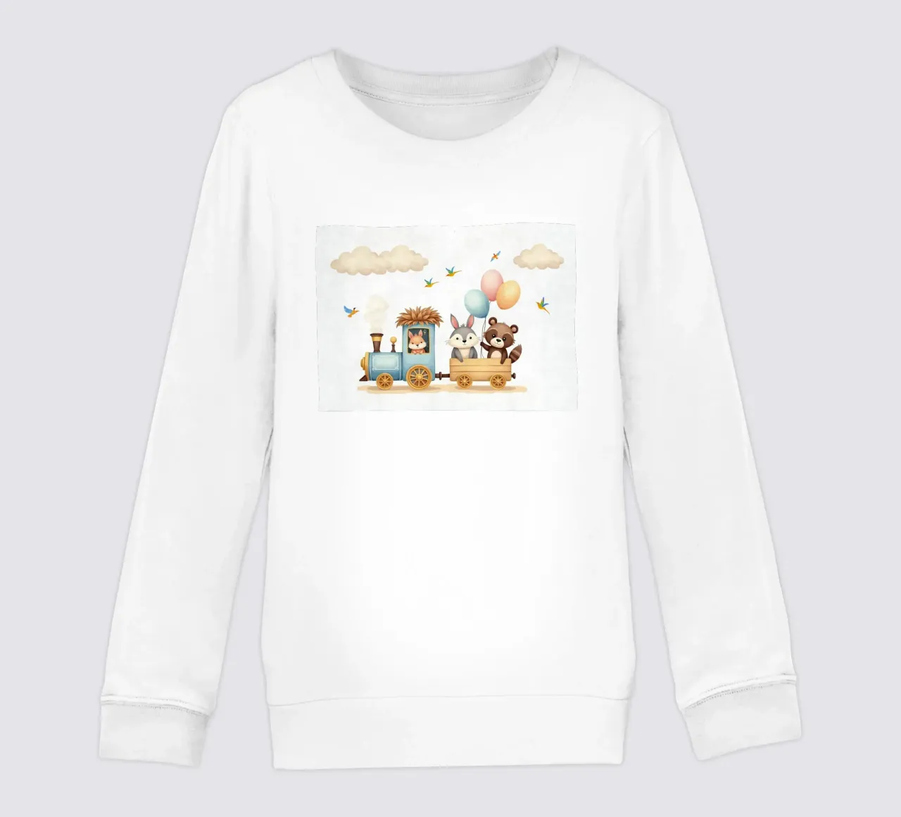 Espresso Amici della Foresta felpa bambino da Doodle Dreams Art