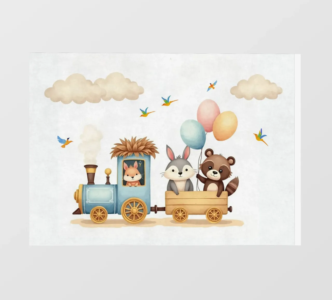 Espresso Amici della Foresta pellicola backlit da Doodle Dreams Art