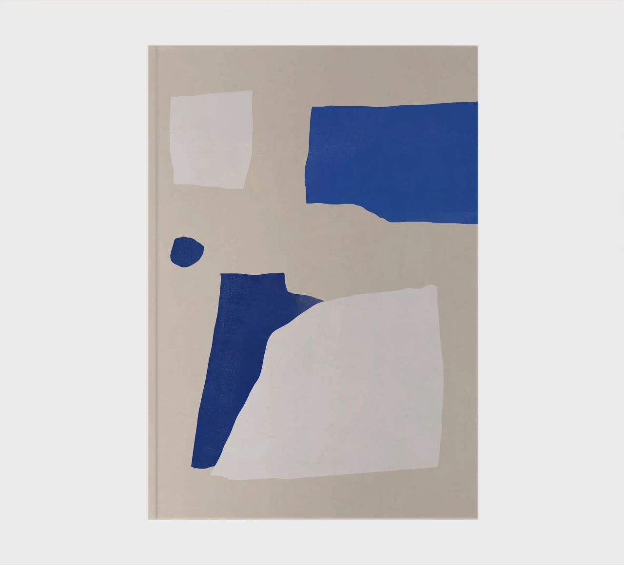 Cobalt minimal abstract notebook by Little Dean