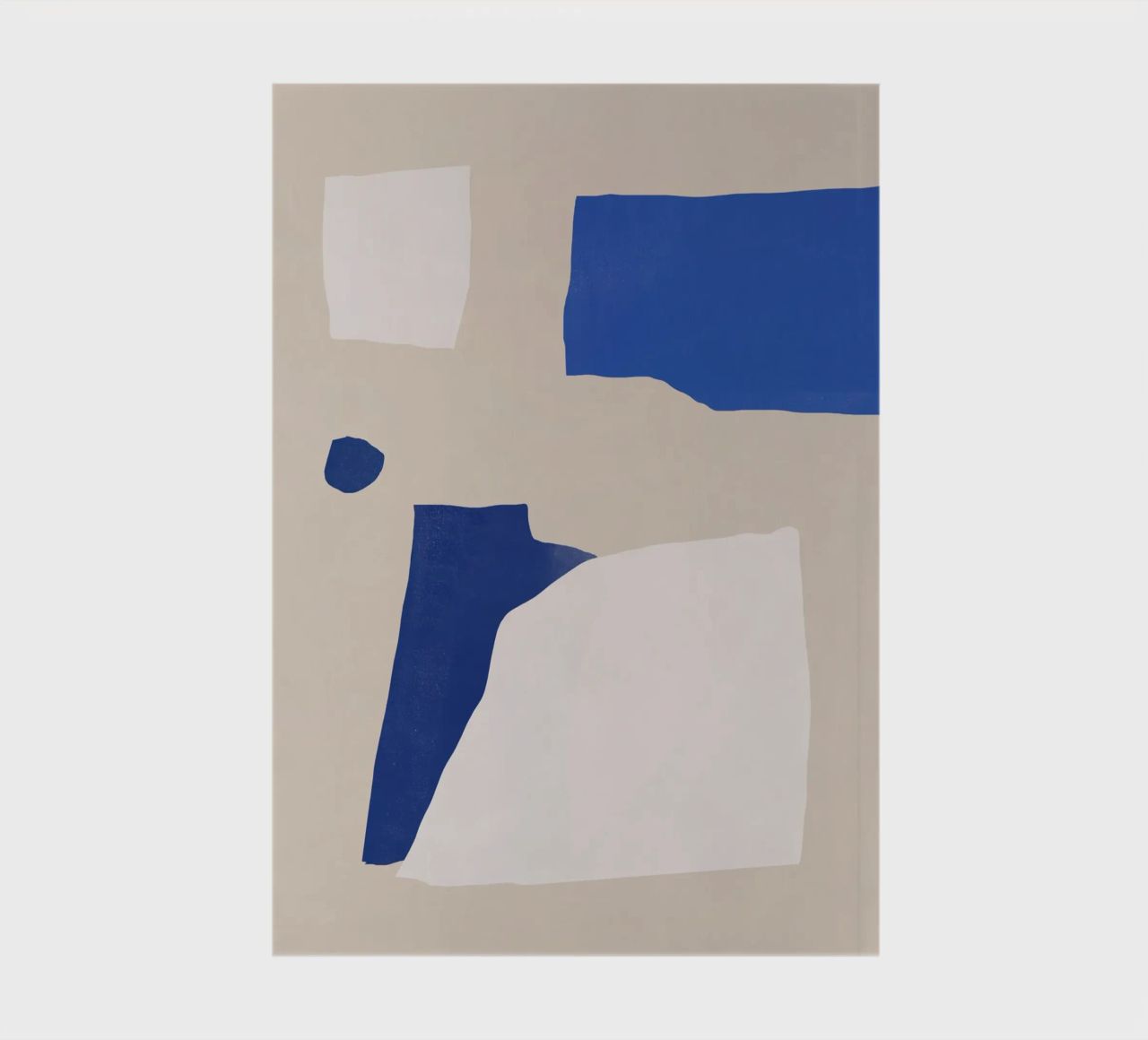 Cobalt minimal abstract notebook by Little Dean
