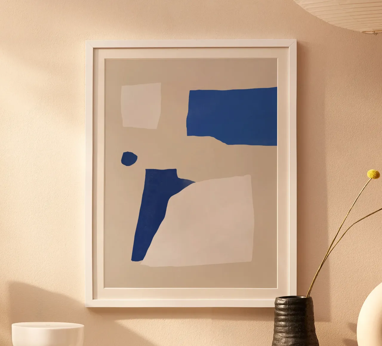 Cobalt minimal abstract hahnemühle by Little Dean