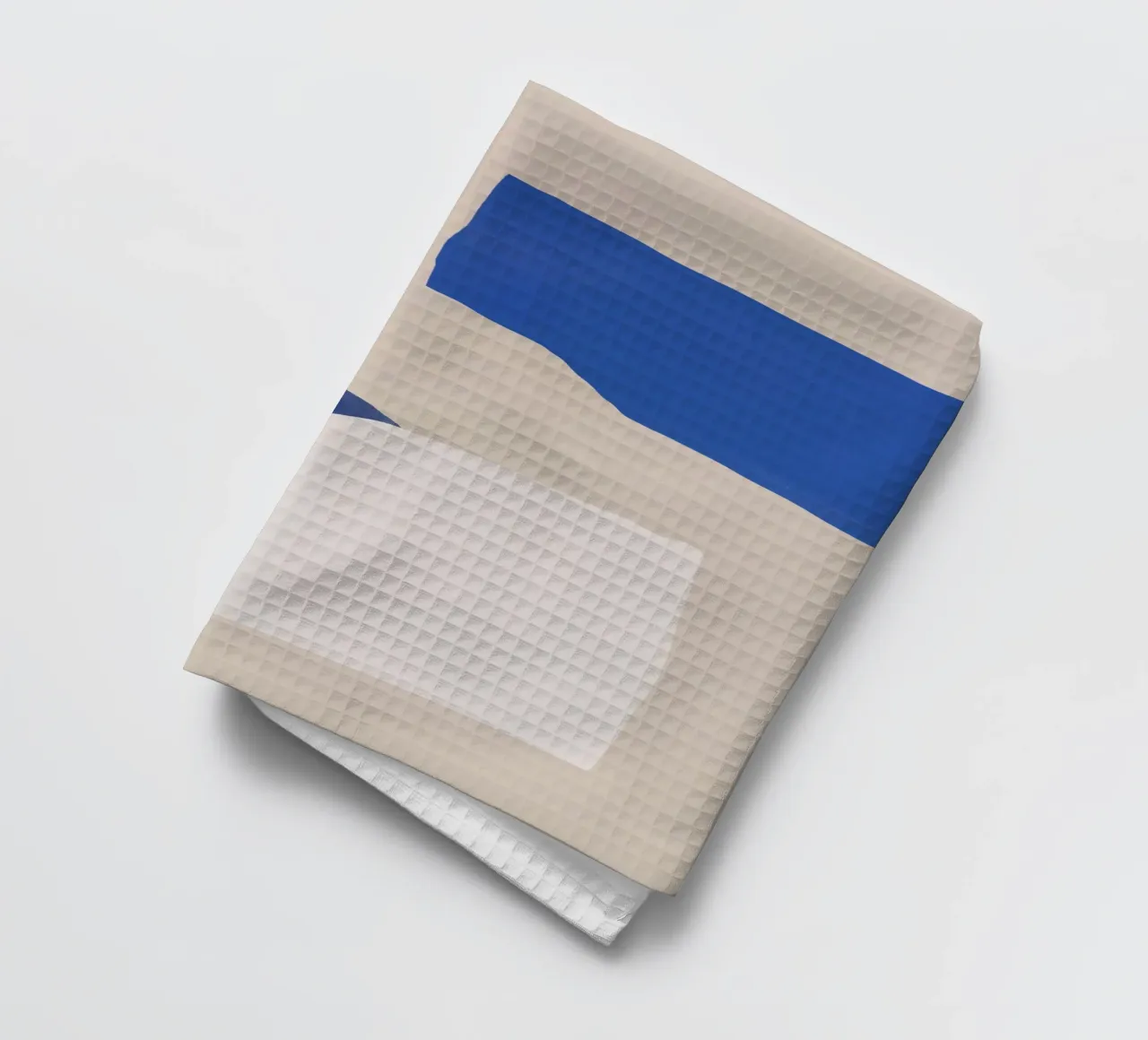 Abstrait minimal cobalt torchon de Little Dean