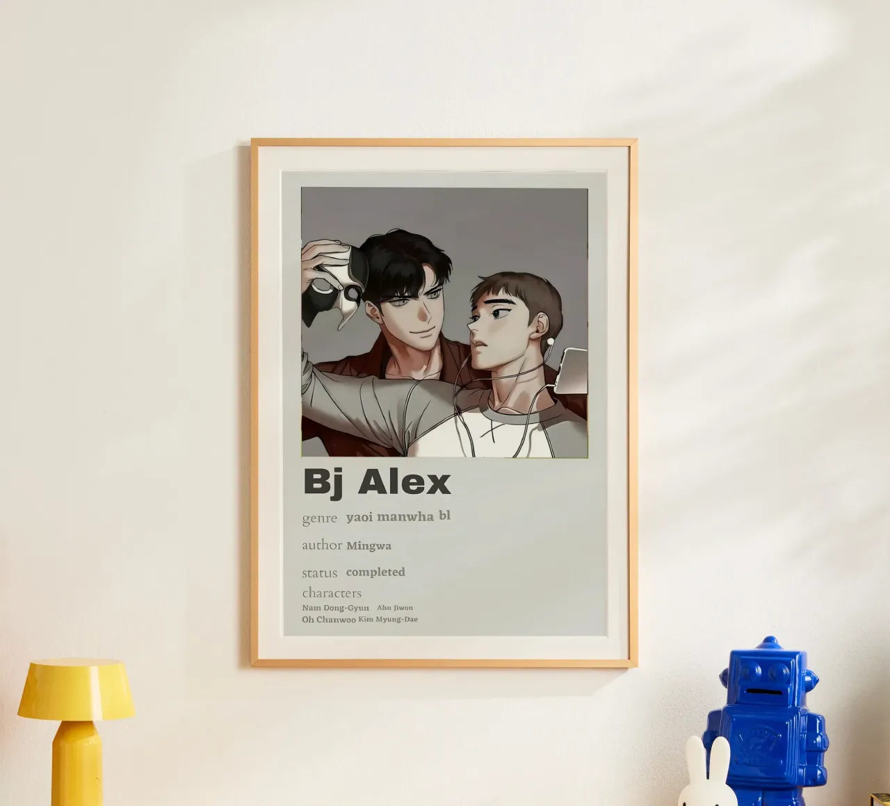 Bj Alex poster con telaio in plastica da Totoya