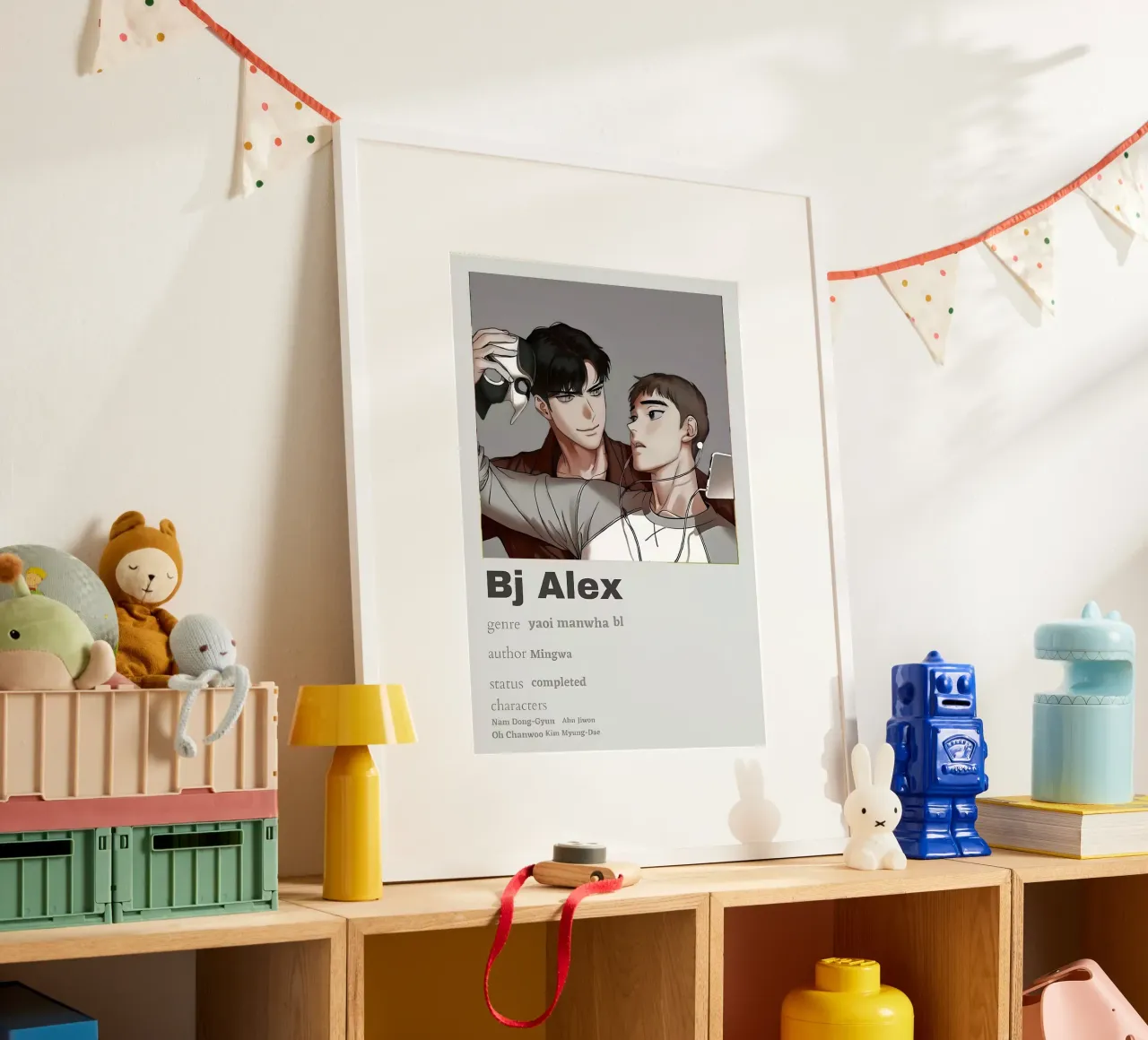 Bj Alex poster con telaio in plastica da Totoya