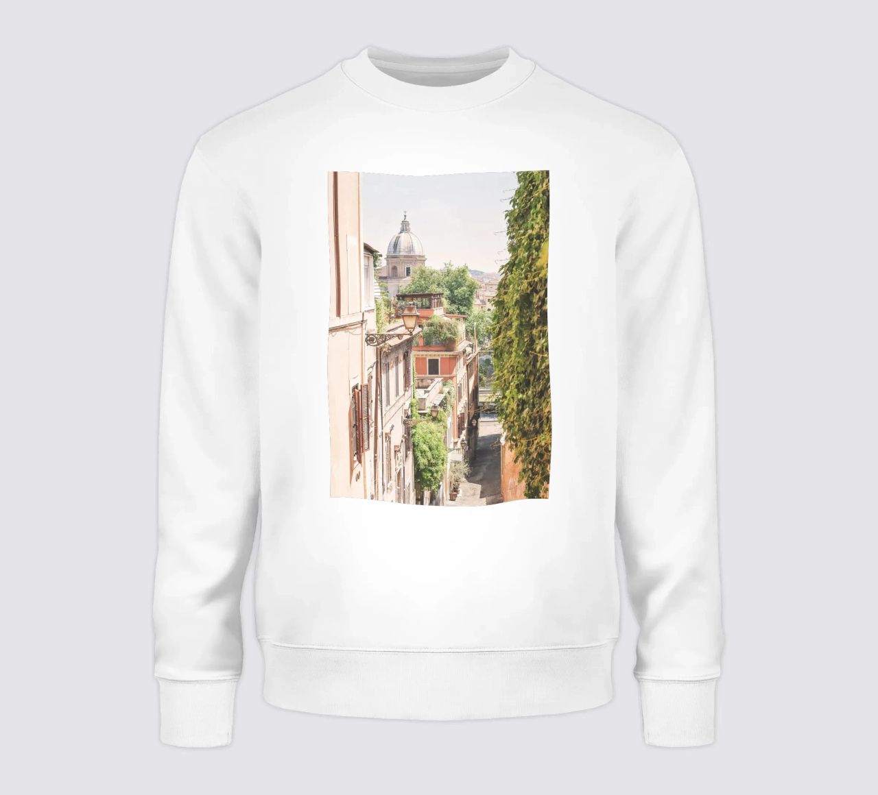 Rome, Italie I Vue panorama sur les toits depuis Trastevere sweat de Julie Travel Photography