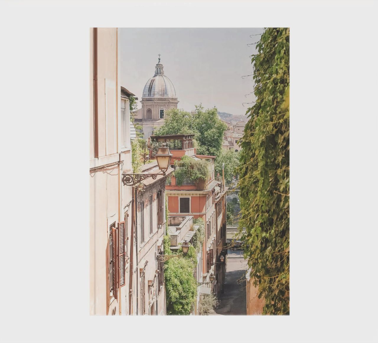 Rome, Italie I Vue panorama sur les toits depuis Trastevere carnet de notes de Julie Travel Photography