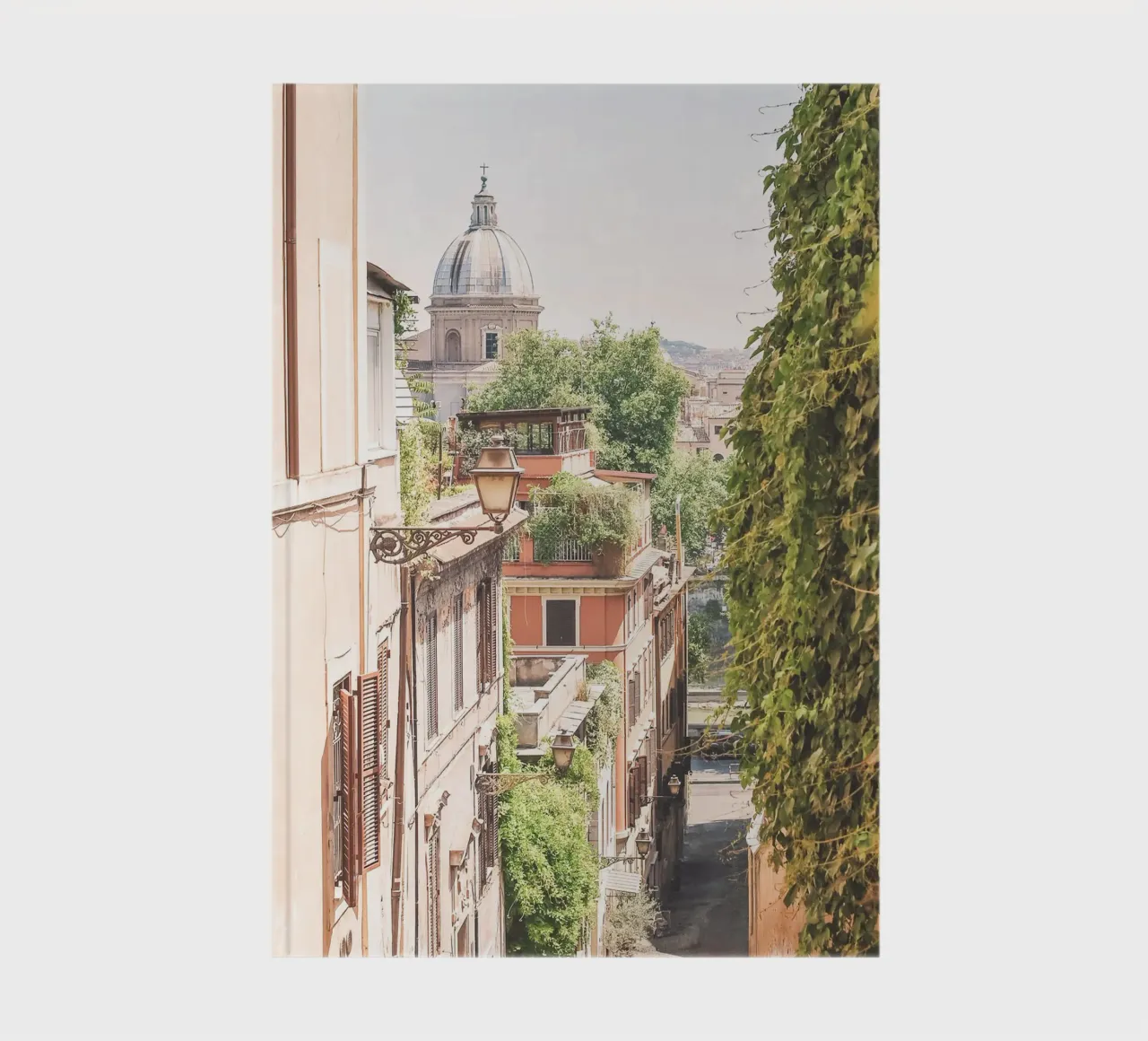 Roma, Italia I Vista panorámica de los tejados desde Trastevere cuaderno de Julie Travel Photography