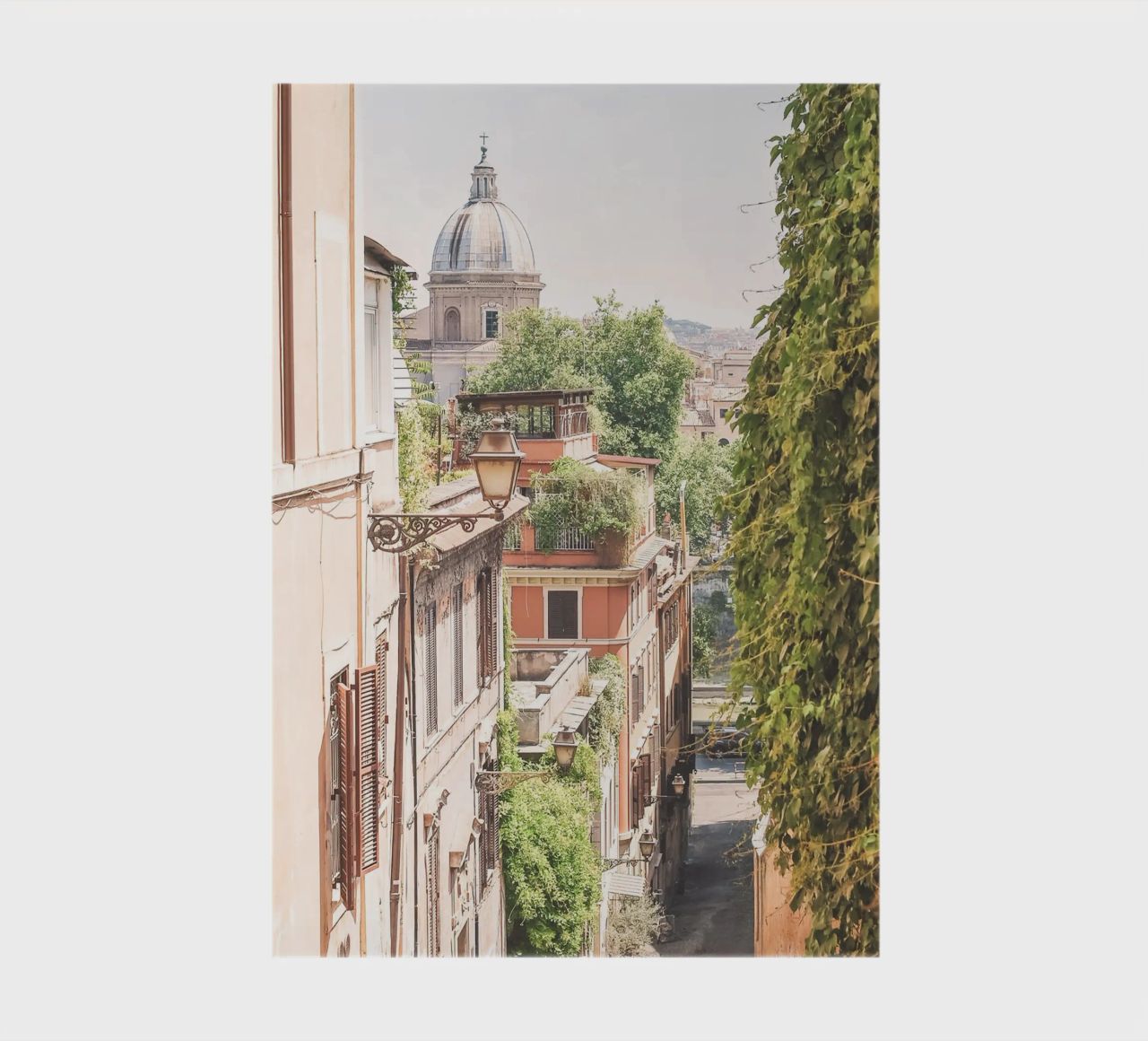 Rome, Italie I Vue panorama sur les toits depuis Trastevere carnet de notes de Julie Travel Photography