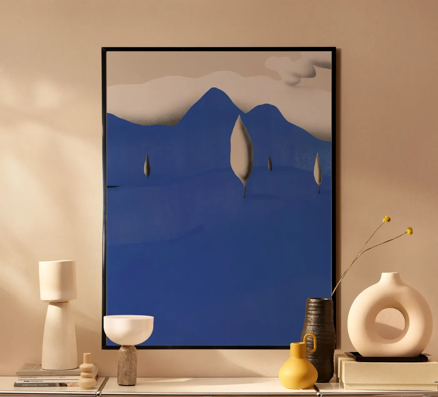 Paesaggio blu poster da Little Dean