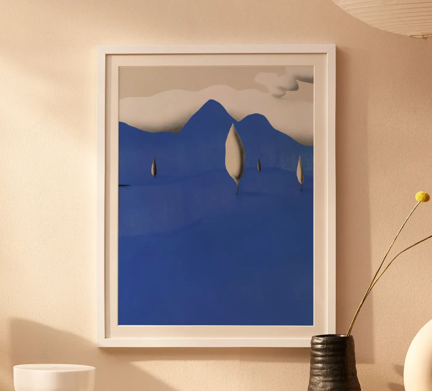 Paesaggio blu poster da Little Dean