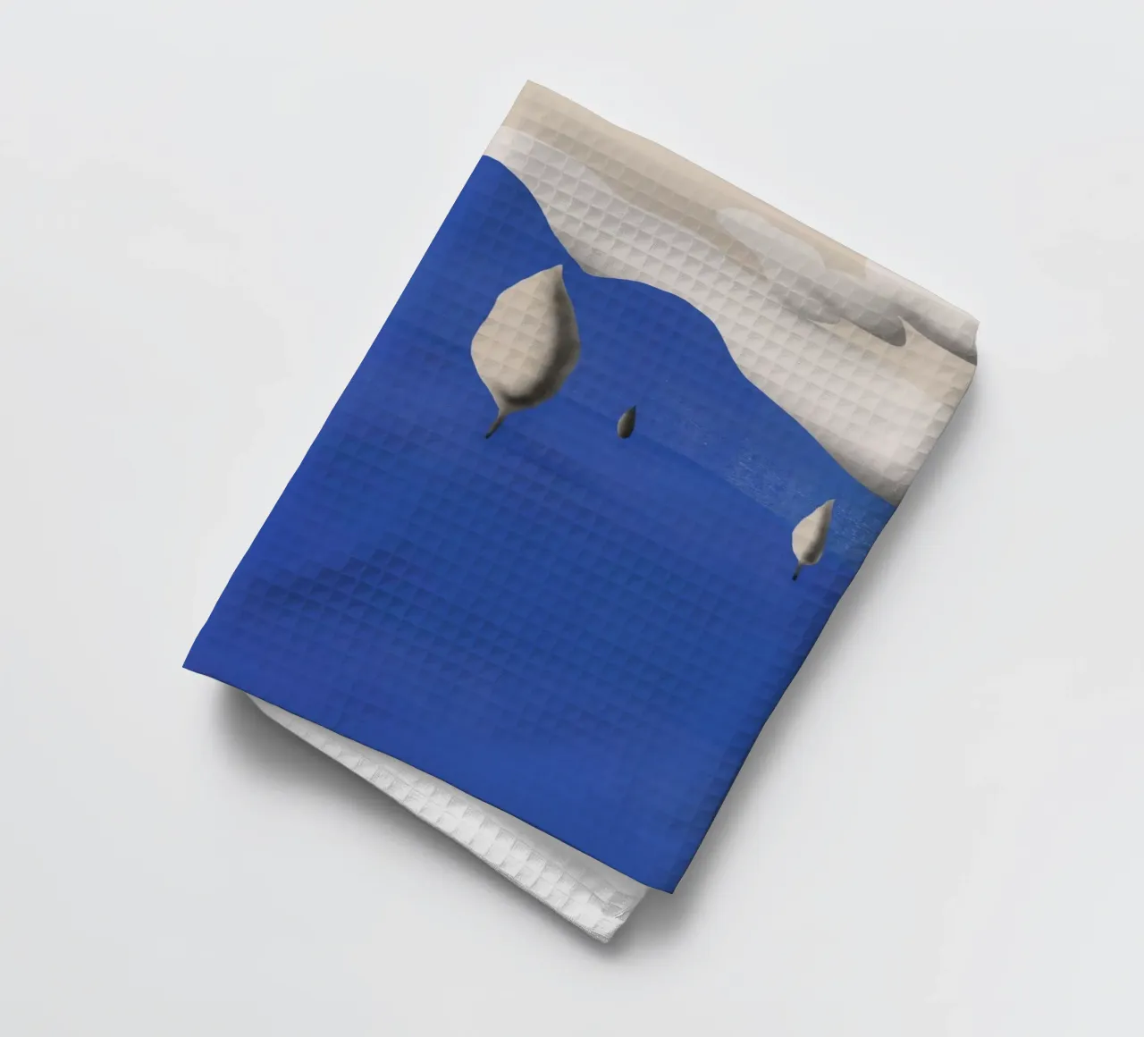 Paesaggio blu canovaccio da cucina da Little Dean