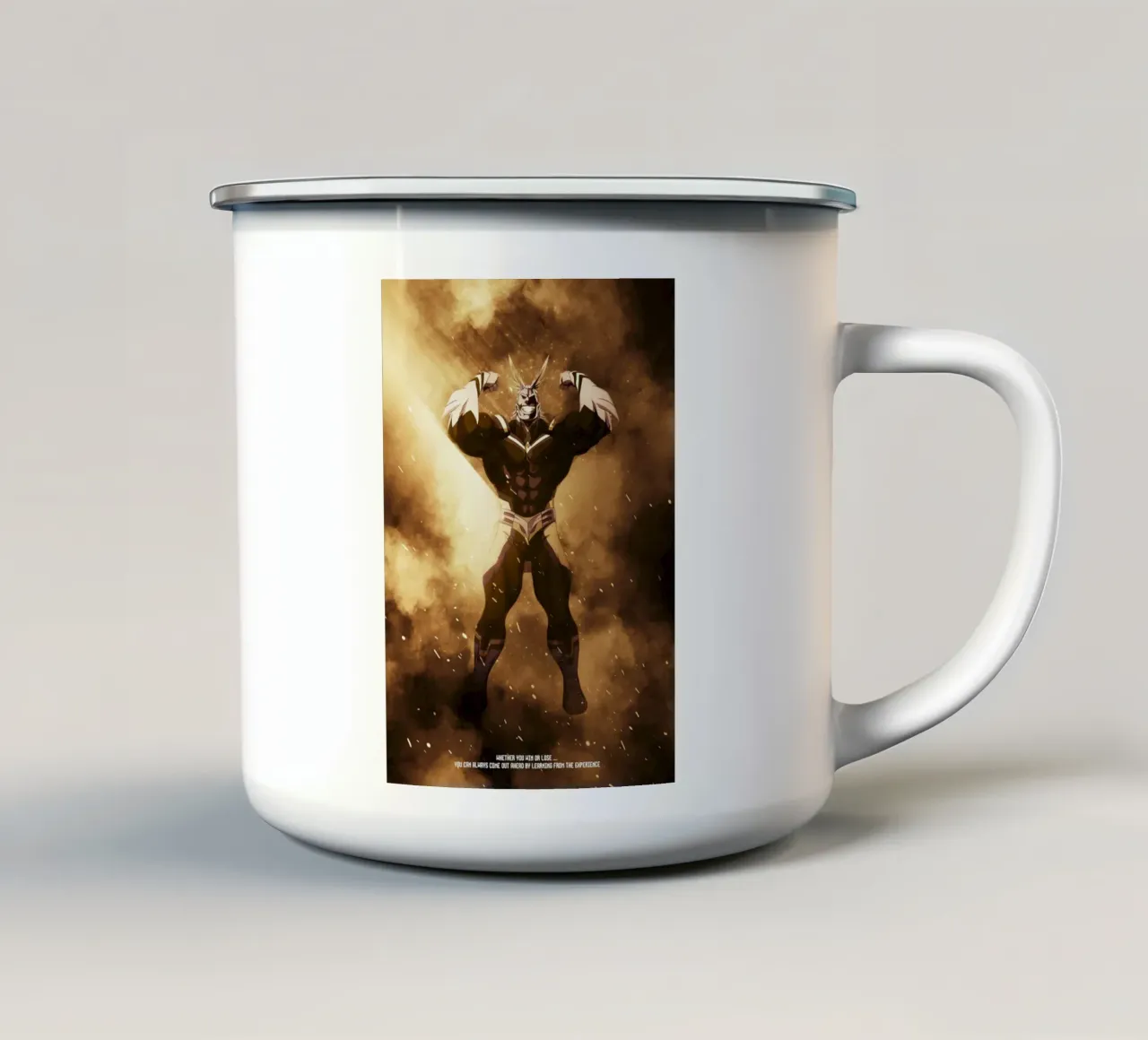 All Might tazza in smalto da FreeArtStudio