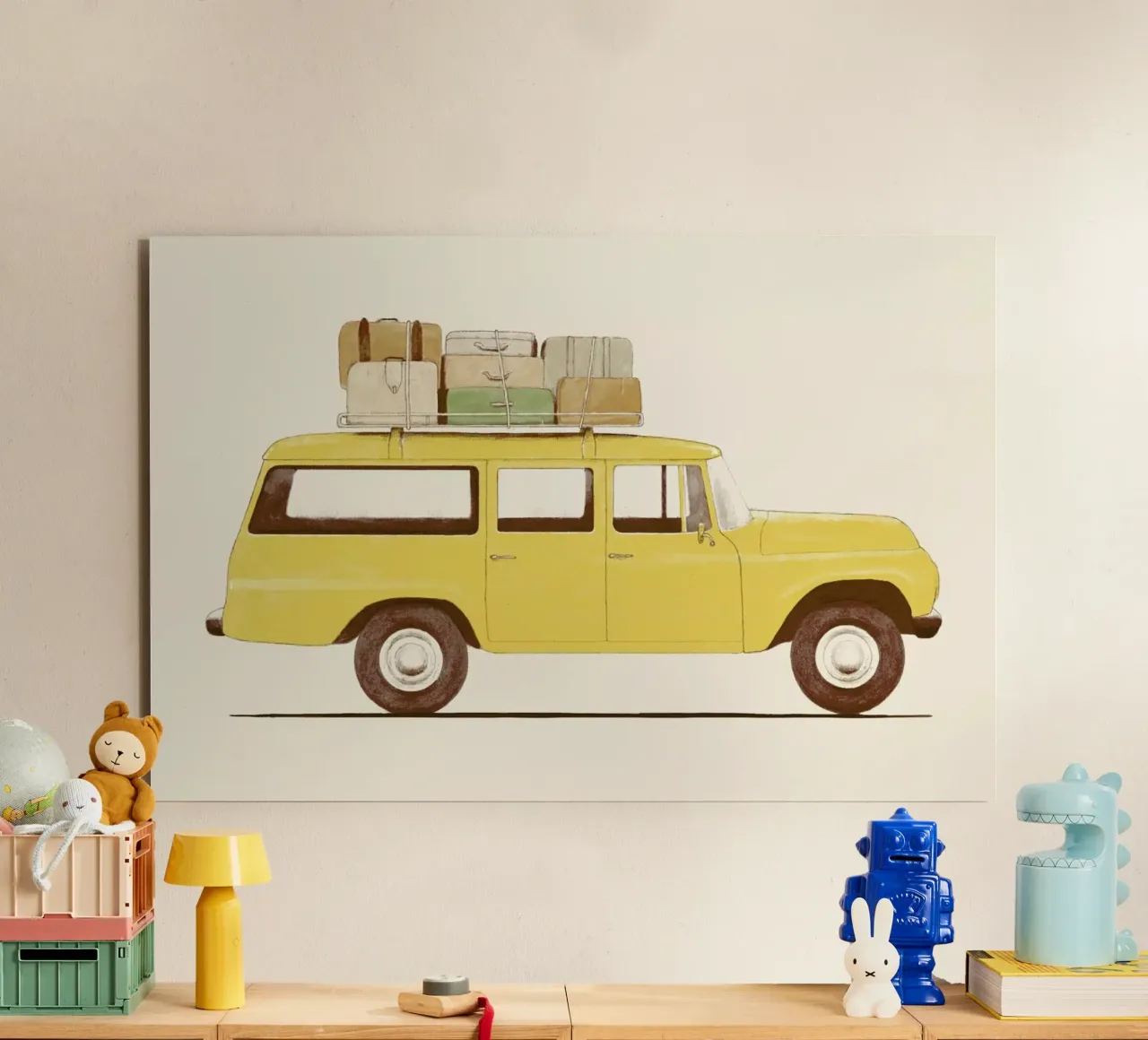 Summer Car alu-dibond by Florent Bodart