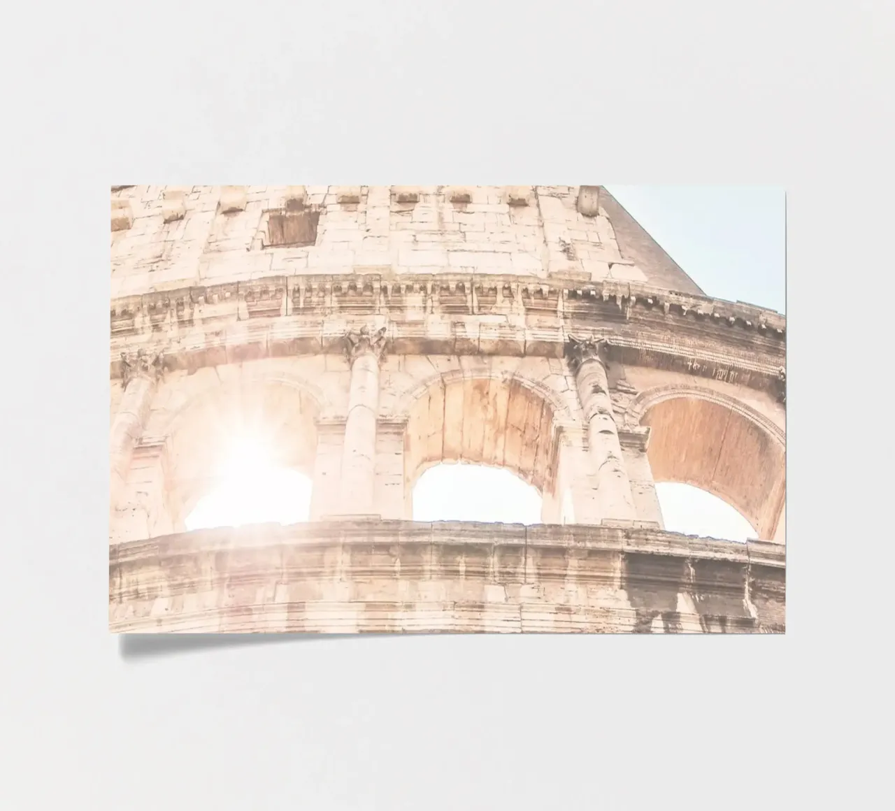 Rome, Italie I Vue du Colisée à la lumière d'un soleil d’été planche autocollant de Julie Travel Photography