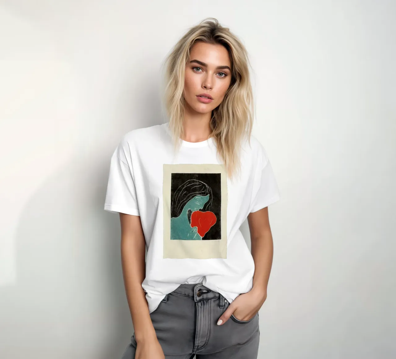 Munch - The Heart t-shirt da ARTOTHEK
