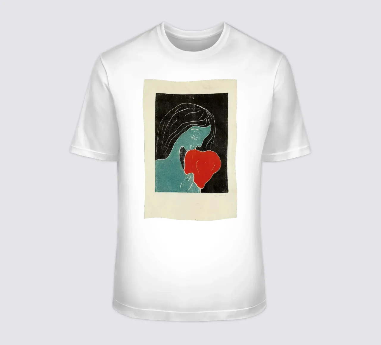 Munch - The Heart t-shirt da ARTOTHEK