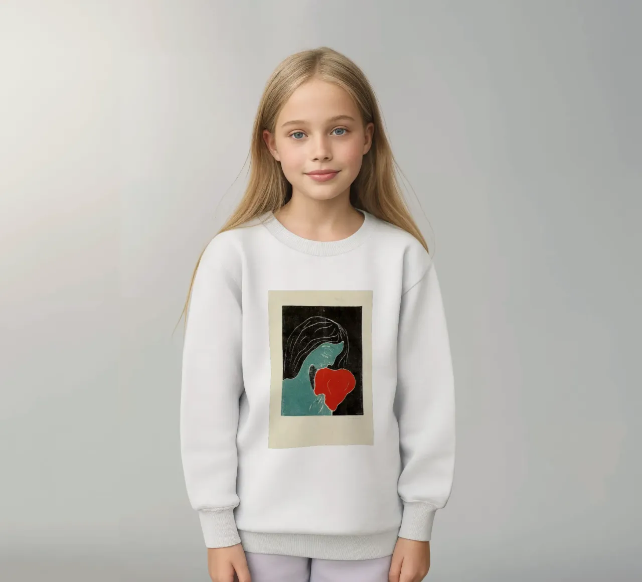 Munch - The Heart felpa bambino da ARTOTHEK