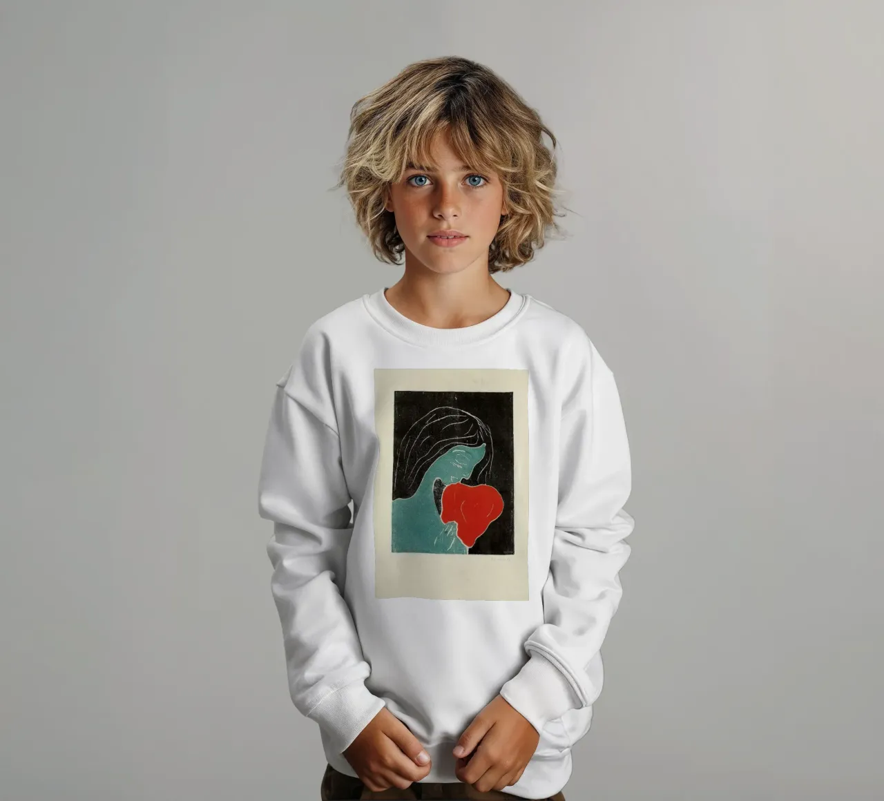 Munch - The Heart felpa bambino da ARTOTHEK