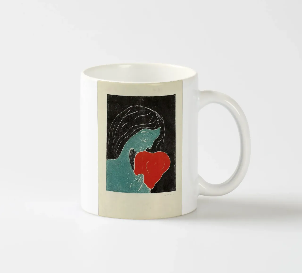Munch - The Heart tazza in ceramica da ARTOTHEK