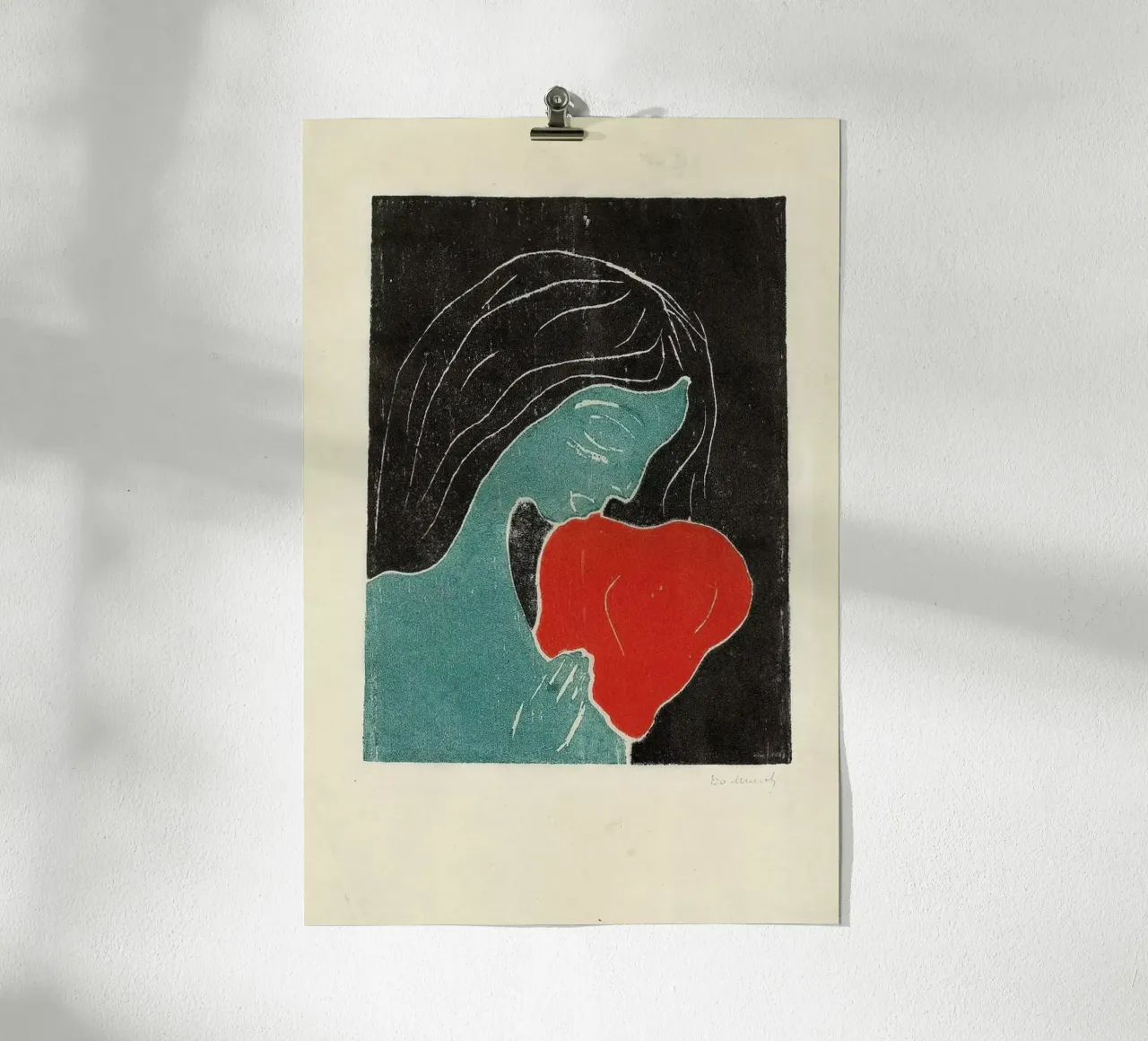 Munch - The Heart carta hahnemühle da ARTOTHEK