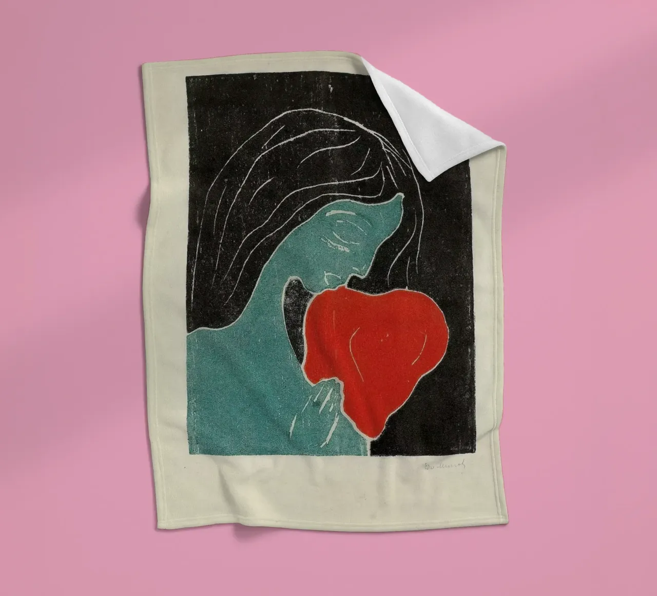 Munch - The Heart coperta in pile da ARTOTHEK
