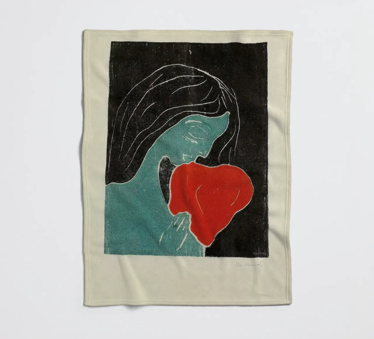 Munch - The Heart coperta in pile da ARTOTHEK
